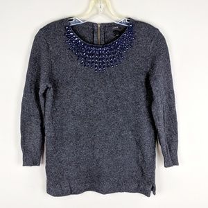 J. Crew | Gray Wool Sweater - H11
